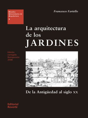 cover image of La arquitectura de los jardines